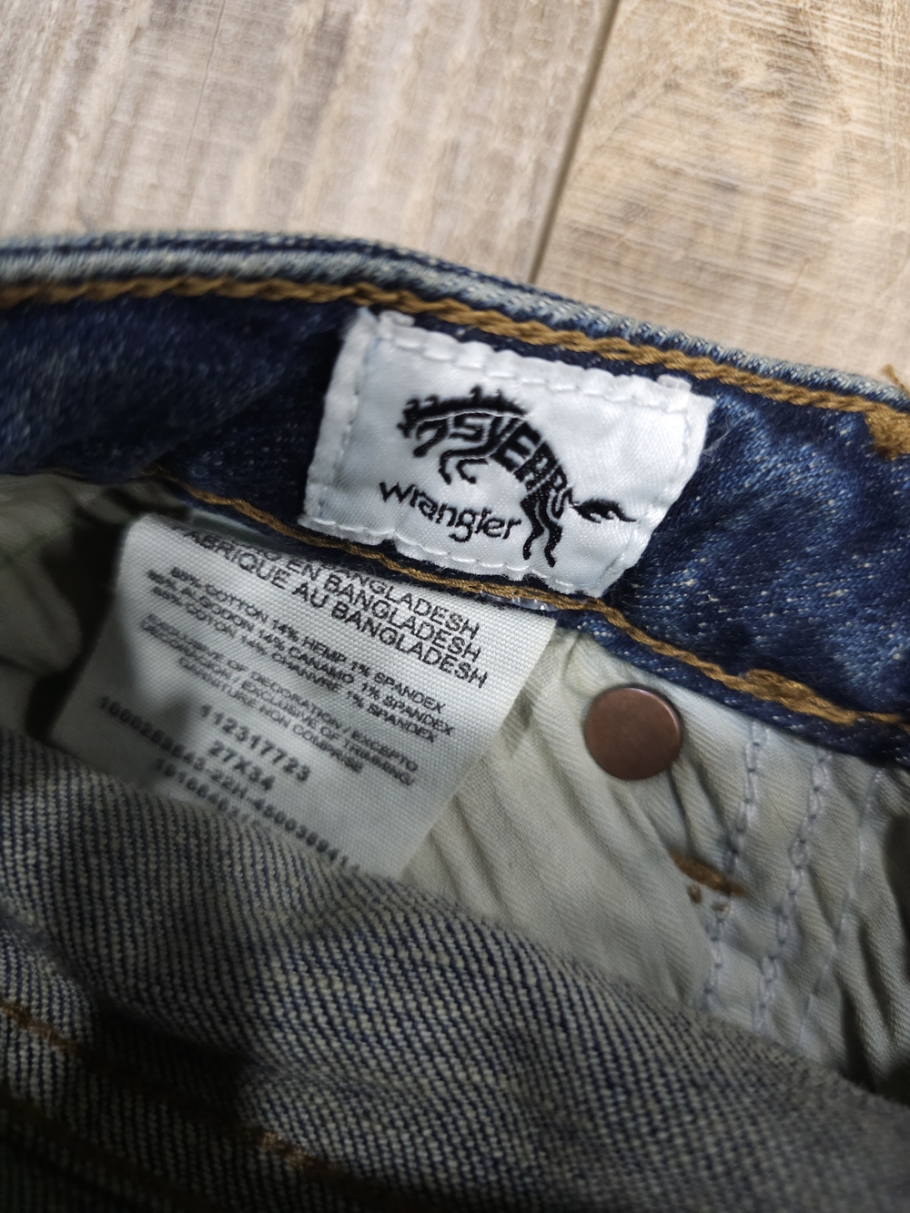 Wrangler Retro 27 Waist High Rise Flare 34 Inseam Womens Nwt Dark Jeans Western - Picture 14 of 15
